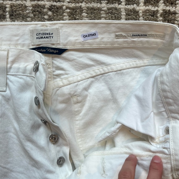 Citizens Of Humanity Charlotte jeans - white! Never worn - Picture 5 of 9